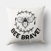 勇敢である クッション (裏面)