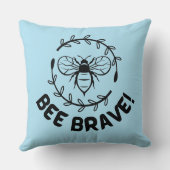 勇敢である クッション (裏面)