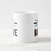 勇敢である ジャンボコーヒーマグカップ (正面)