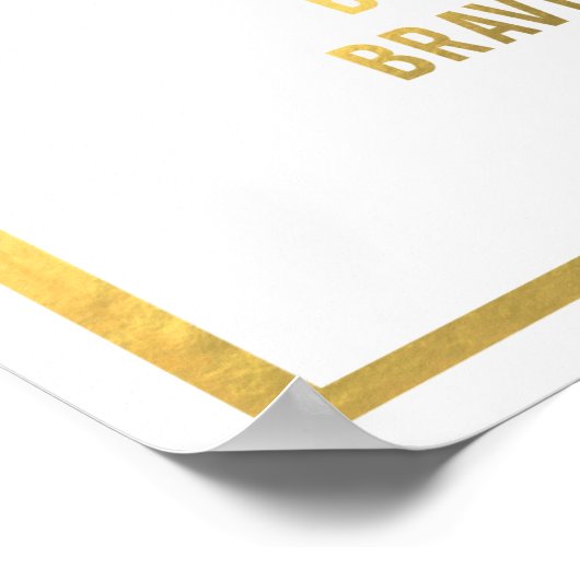 勇敢である ポスター (角)