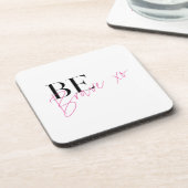 勇敢であ前向きるやる気を起こさせる感動的 コースター (左側)