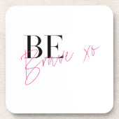 勇敢であ前向きるやる気を起こさせる感動的 コースター (正面)