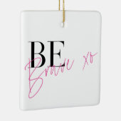 勇敢であ前向きるやる気を起こさせる感動的 セラミックオーナメント (右)