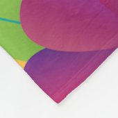 勇敢です フリースブランケット (角)