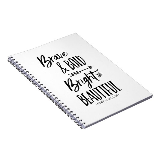 勇敢で及びはっきりしたで、明るく及び美しいジャーナル ノートブック (右側)