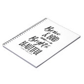 勇敢で及びはっきりしたで、明るく及び美しいジャーナル ノートブック (左側)