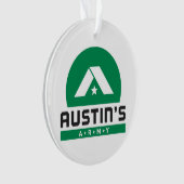 勇敢で及び強いアクリルのオーナメント オーナメント (正面)