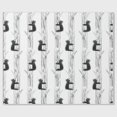 勇敢で小さいくま ラッピングペーパー (フラット)