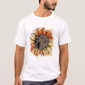 勇敢で強く恐れ知らず Tシャツ (正面)