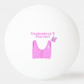 勇敢で弾力のある乳がんブラ 卓球ボール (正面)