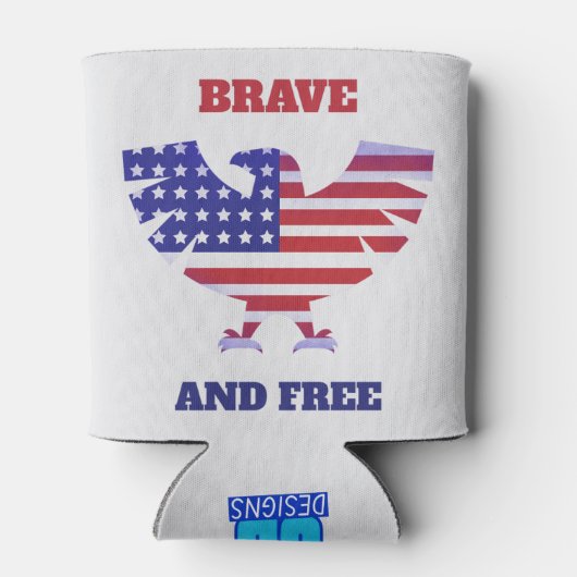 勇敢で自由 缶クーラー (裏面)