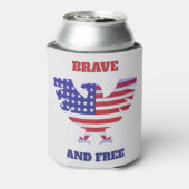 勇敢で自由 缶クーラー (缶裏面)