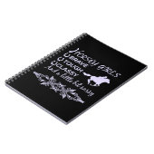 勇敢で頑強な馬 ノートブック (左側)