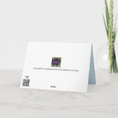 勇敢なかわいらしフローラワンワード感光カード カード (裏面)