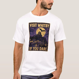 勇敢ならウィットビーへ ゴシックポスター Tシャツ