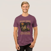 勇敢なら入って Spooky Night トライブレンドＴシャツ (正面全面)