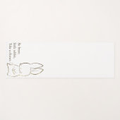 勇敢なウサギ ヨガマット (正面(横))