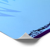 勇敢なウミガメのヤードサイン ポスター (角)