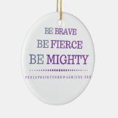 勇敢なオーナメントがあって下さい セラミックオーナメント (右)