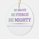 勇敢なオーナメントがあって下さい セラミックオーナメント (左)