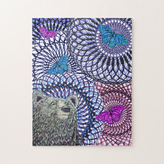 勇敢なクマ ジグソーパズル (縦)