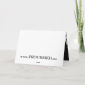 勇敢なグリーティングカード。 カード (裏面)