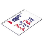 勇敢なサインのために自由の家 ノートブック (左側)