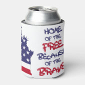 勇敢なサインのために自由の家 缶クーラー (缶正面)