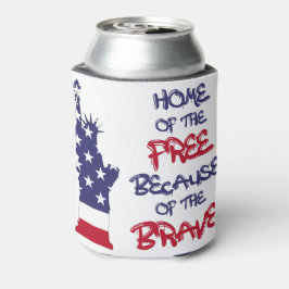 勇敢なサインのために自由の家 缶クーラー