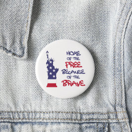 勇敢なサインのために自由の家 缶バッジ