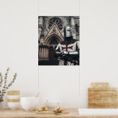 勇敢なシルバー詳細テンプラールナイト歴史物語 ポスター (キッチン)