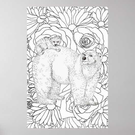 勇敢なシロクマ ポスター (正面)