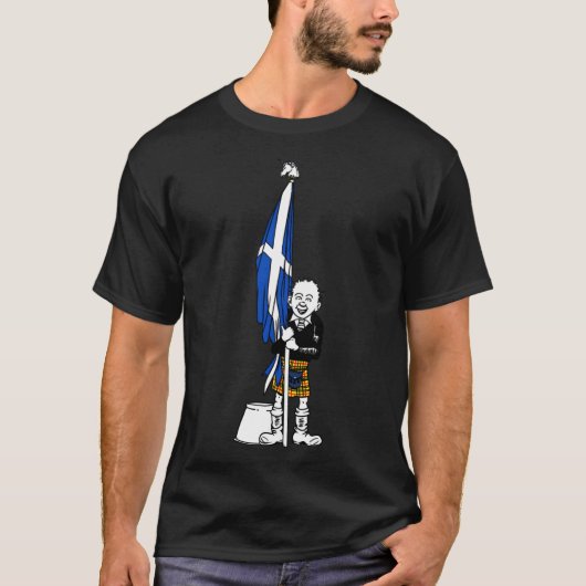 勇敢なスコットランドの娘 Tシャツ (正面)