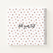 勇敢なダシュントの子犬パーソナライズされただ ノートブック (裏面)