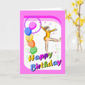 勇敢なチームのハッピーバースデー カード (黄色い花)