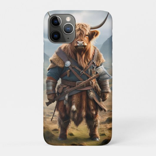 勇敢なハイランドカウバイキング: 凶猛なハイランド戦士 Case-Mate iPhoneケース (裏)