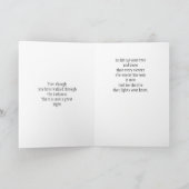 勇敢なハートグリーティングカード カード (内部)