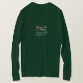 勇敢なハートスタンドTシャツ Tシャツ (デザイン裏面)