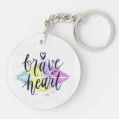 勇敢なハート キーホルダー (裏面)