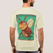 勇敢なバズのトンボ。 Tシャツ (裏面)