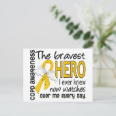 勇敢なヒーロー私はCOPDを知っていた ポストカード (スタンド正面)