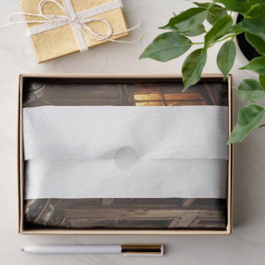 勇敢なビーグル犬が消防士の役割を果たす – 薄葉紙 (ギフト)