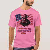 勇敢なピンクの伝統 Tシャツ (正面)