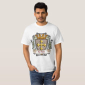 勇敢なファミリークレスト姓 Tシャツ (正面フル)