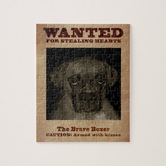 勇敢なボクサー ジグソーパズル (縦)