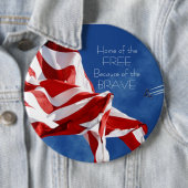 勇敢なボタンのために自由のの家 缶バッジ (インサイチュ)