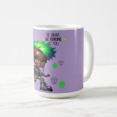 勇敢なマグカップを作る コーヒーマグカップ (正面右)