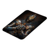 勇敢な中世のナイト マグネット (左側)