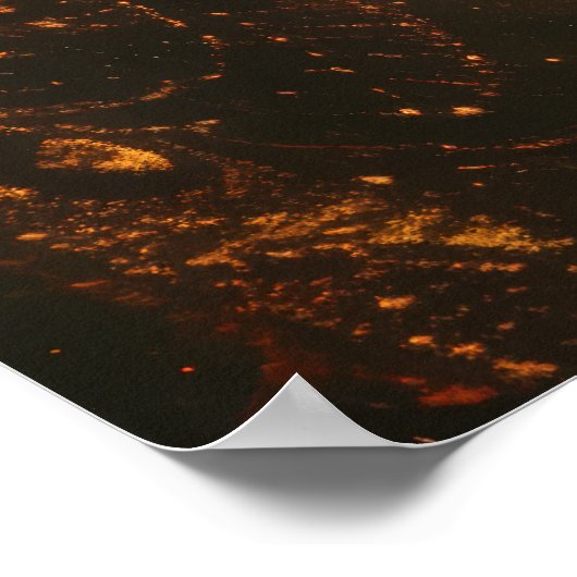 勇敢な中世の騎士のクローズアップポスター ポスター (角)