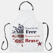 勇敢な人々のために自由の家を エプロン (正面)
